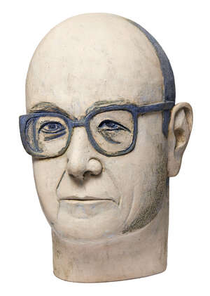
	
		Glenys Barton,
		British b. 1944-
		 
		Bob Heller, 1994;
		 
		stoneware with glazing,...