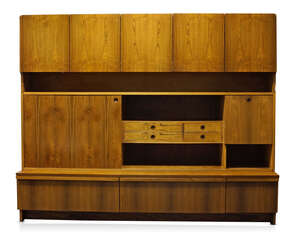 
	
		Robert Heritage (b.1927), a rosewood wall unit for Archie Shine Ltd     
		c.1960s    ...