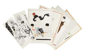 
	
		Cheri Herouard (18811961), 
		 
		Seven original artworks, circa 1920s, 
		 
		