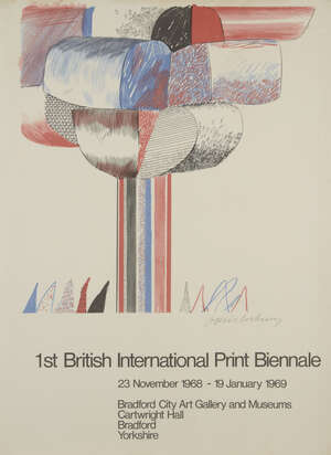 
	
		David Hockney OM CH RA, 
		British b.1937- 
		1st British International Print Biennale,...