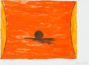 Trevor Bell, British 1930-2017 - Untitled; gouache on paper, signed lower right 'Trevor Bell', 28 x 41 cm (ARR)