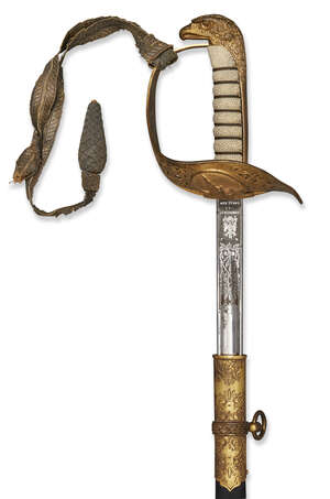 
	
		A WWI period British Royal Naval Air Service officer's dress sword, by Hawkes & Co, the...