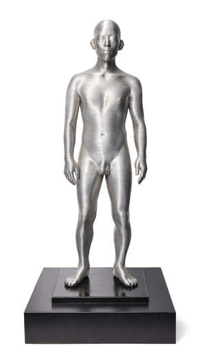 
	
		SEUNGMO PARK, (South Korean b.1969-)
		 
		Sculpture of a standing man; 
		 
		