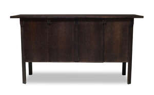 
	
		Ronald Carter (1926-2013), a dark stained Mahogany sideboard from the 'Whitney Range'...