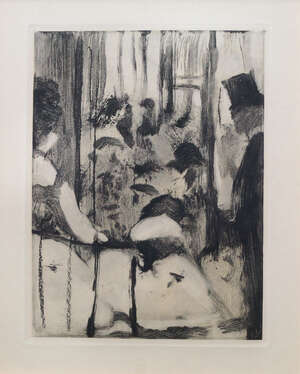 
	
		After Edgar Degas, French 18341917- Illustration from La Famille Cardinal; photogravure...