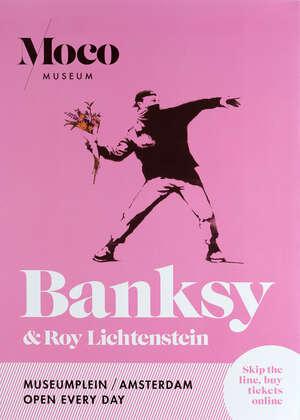 
	
		Banksy, 
		British b.1974- 
		Banksy/Dali and Banksy/Warhol, Banksy/ Lichtenstein; ...