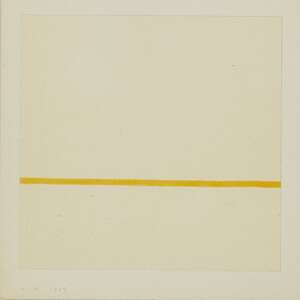 
	
		Antonio Calderara,
		Italian 1903-1978-
		 
		Untitled (horizon), 1972;
		 
		