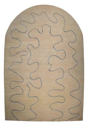 A large contemporary wool carpet by Robert Stephenson, commissioned by Colefax & Fowler, with...