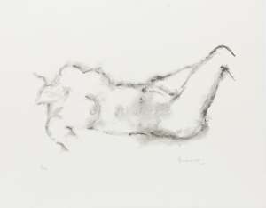 
	
		Akbar Padamsee (India 1928-2020), Nude, lithograph, 2008, ed. 4/90, signed and dated,...