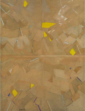 
	
		Beatus Zumstein, 
		Swiss 19271984 - 
		 
		Petit Reve au Dehors, 1974; 
		 
		oil on...