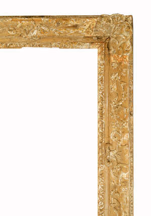 
	
		An English Carved and Stripped Louis XIV Style Frame, late 18th/early 19th century, with...