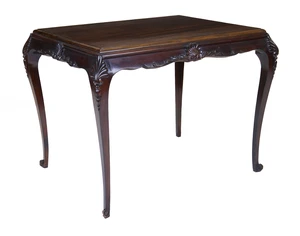 An Irish mahogany centre table, of George II style,&nbsp;first half 20th century, the rectangular top...