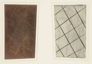 
	
		Ben Nicholson OM, 
		British 1894-1982- 
		 
		Tuscan Pillars [Lafranca 34a], 1966;...