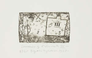 
	
		Bryan Ingham, 
		British 1936-1997-
		 
		Souvenir of Falmouth IV and III, 1980; 
		 
		