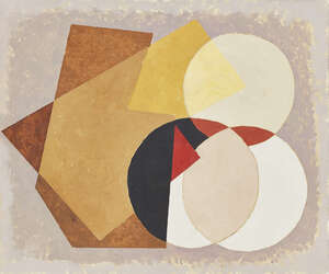 
	
		Peter Haigh, 
		British 1914-1994- 
		 
		Abstract Composition (May '94); 
		 
		oil...