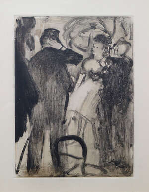 
	
		After Edgar Degas, French 18341917- Illustration from La Famille Cardinal; photogravure...