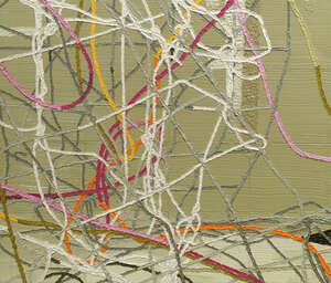 
	
		Neil Gall, 
		British b. 1967-
		 
		Doubledutch 4, 2000; 
		 
		acrylic on canvas,...