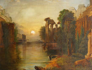 
	
		After Joseph Mallord William Turner RA, British, 17751851- The ruins of Carthage, circa...