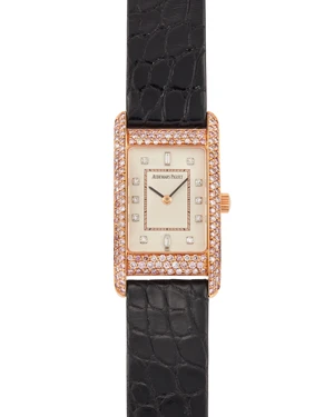 Audemars Piguet. An 18ct rose gold set manual wind wristwatch&nbsp;Edward Piguet, Reference D85447,...