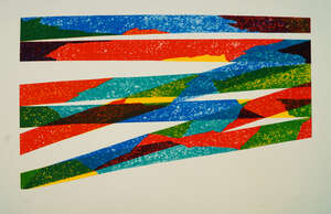 
	
		Piero Dorazio, Italian 1927-2005- Composition, 1976; lithograph in colours, signed, dated and...