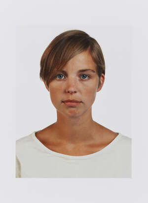 
	
		Thomas Ruff, 
		German b.1958- 
		 
		Portrait (Isabelle Graw), 1989; 
		 
		c-print in...