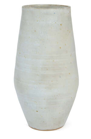 
	
		Dame Lucie Rie (1902-95), a tall stoneware vase 
		c.mid 1960s, impressed seal to...