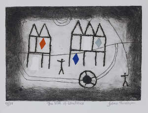 
	
		Julian Trevelyan RA, 
		British 1910-1988-
		 
		The Well of Loneliness;
		 
		