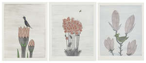 
	
		Keiko Minami, 
		Japanese 1911-2004-
		 
		Japanese Brushwood, 1977;
		 
		etching in...