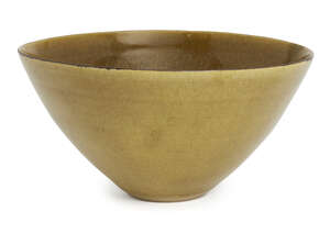 
	
		Dame Lucie Rie (1902-95), a stoneware bowl
		c. 1950s, impressed seal to base
		An...