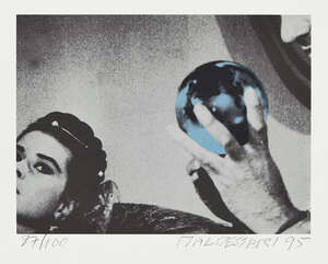 
	
		John Baldessari, 
		American 1931-2020-
		 
		Fate: Blue (Woman with Man Gazing at...