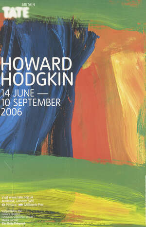 
	
		Sir Howard Hodgkin CH CBE, 
		British 1932-2017- 
		 
		Tate Poster, 2006; 
		 
		offset...