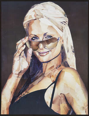 
	
		Jonathan Yeo,
		British b.1970-
		 
		Paris Hilton, 2008;
		 
		offset lithograph in...