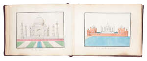 
	
		An Anglo-Australian photo album, 19th century, 50 pp., with photos of Australia and of...