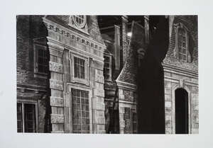 
	
		Abelardo Morell, American b.1948- Manon Building Façade, 2005; photographic print on wove,...