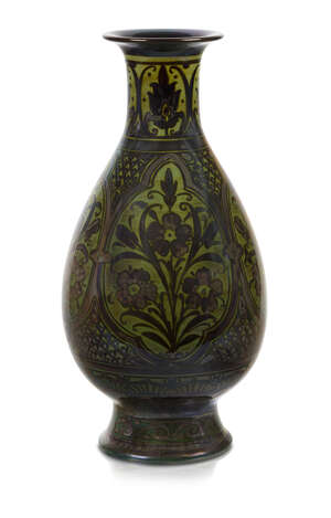 Richard Joyce (1873-1931), a Royal Lancastrian lustre vase
		Painted date cypher for Richard Joyce 1914, Impressed Royal Lancastrian, England 
		The baluster