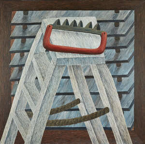 
	
		Edward Summerton RSA, 
		Scottish b.1962- 
		
		Step ladder; 
		 
		oil on canvas,...