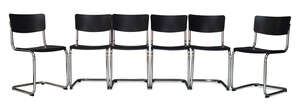 
	
		After Mart Stam (Dutch 1899-1986), a set of twelve Model 'S43' cantilever chairs,...
