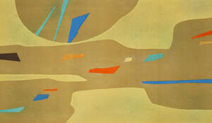 
	
		Gustave Singier, Belgian 1909-1984- Provence  grande lumière, 1959; lithograph printed in...
