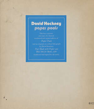 
	
		David Hockney OM CH RA, 
		British b.1937- 
		 
		Paper Pools Book, 1980;
		 
		the book...