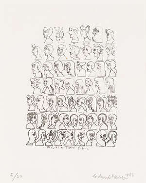 
	
		Sir Eduardo Paolozzi CBE RA,
		Scottish 1924-2005- 
		Actors and their public,...