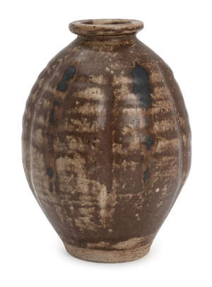 
	
		Katherine Pleydell-Bouverie (1895-1985), a good stoneware vase 
		c. 1930-40, impressed...