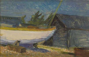 
	
		George Taylor (Nicholson), 
		British 1898-1945 - 
		 
		Eastbourne; 
		 
		oil on...