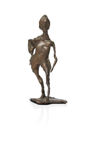 
	
		Philip Turner, 
		British b. 1918-
		 
		Masquerading V; 
		 
		Bronze, engraved...