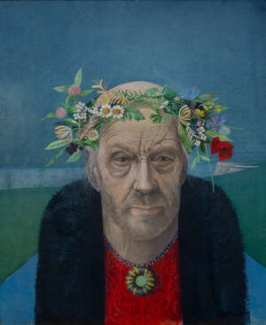 
	
		Graham Arnold, 
		British 1932-2019 - 
		 
		King Lear; 
		 
		tempera on board,...