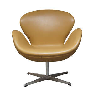 
	
		After Arne Jacobsen (1902-1971), a 'Swan' chair,
		Late 20th Century,
		the seat...