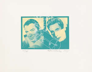 
	
		Sir Eduardo Paolozzi CBE RA,
		Scottish 1924-2005- 
		Elvis;
		screenprint in colours,...