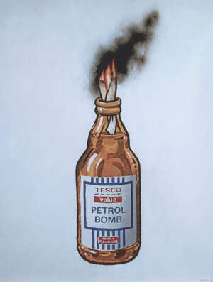 
	
		Banksy,
		British b.1974-
		 
		Tesco Value Petrol Bomb, 2011;
		 
		offset lithograph...