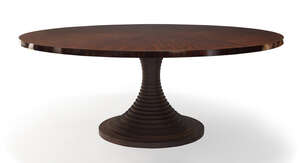 
	
		Bill Cleyndert & Company, a large macassar dining table    
		c.2000   
		the starburst...