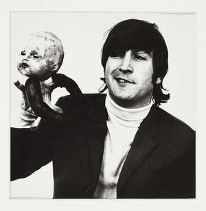 
	
		Robert Whitaker, British, 1939-2011, a photograph of John Lennon, an out take from the...