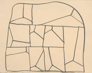 
	
		Basil Beattie RA, 
		British b.1935- 
		 
		Abstract composition; 
		 
		charcoal,...